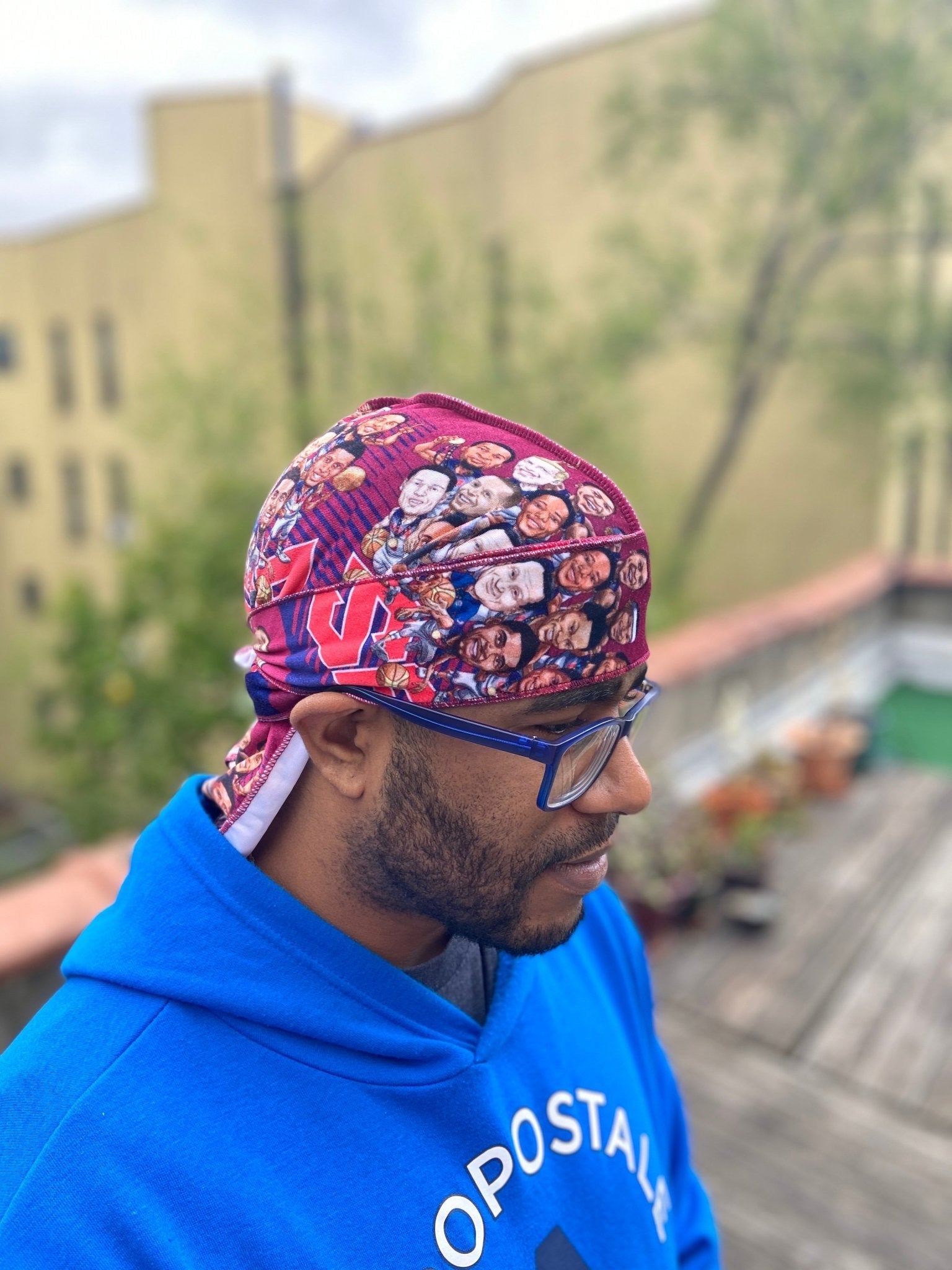 2016 Olympic Cartoon Velvet Durag - Double R Rags