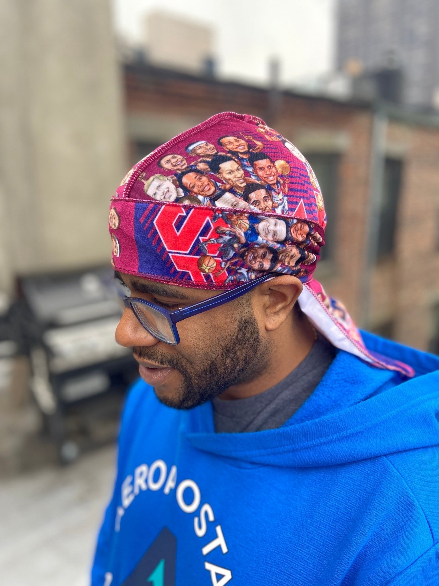 2016 Olympic Cartoon Velvet Durag - Double R Rags