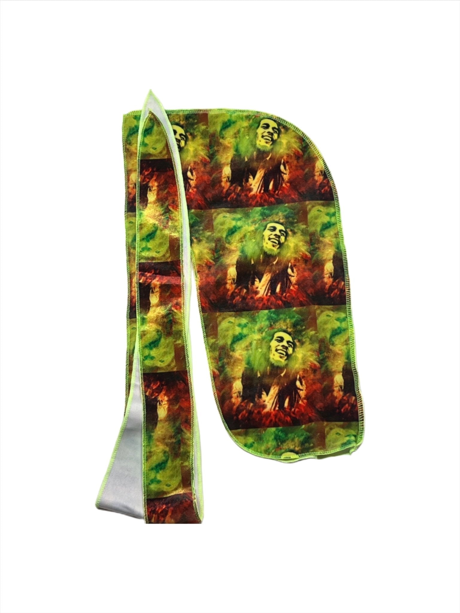 Green “Marley” Velvet Durag - Double R Rags