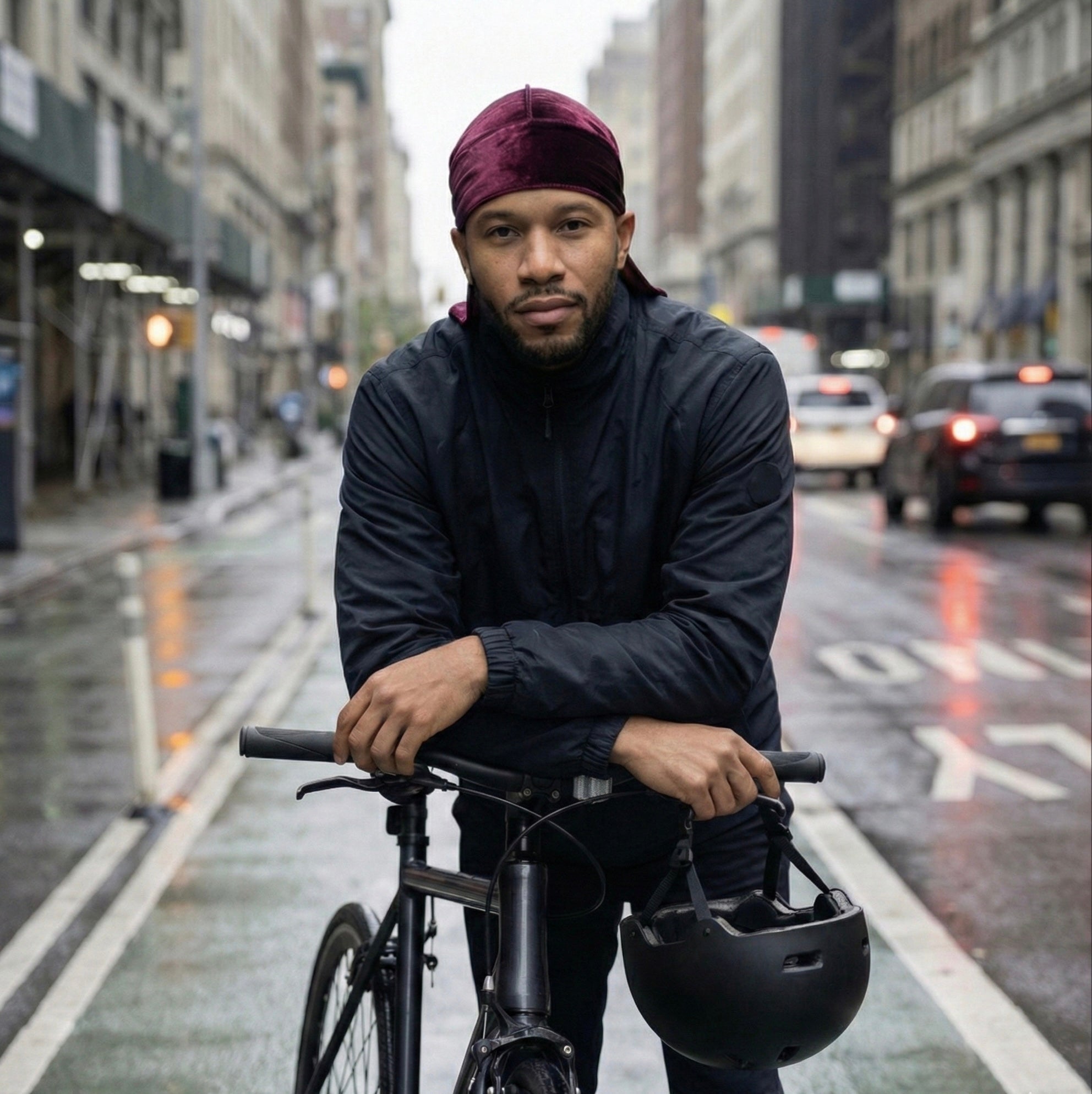 How Velvet Durags Can Help Prevent Hair Loss and Helmet Burn for Cyclists and Bikers