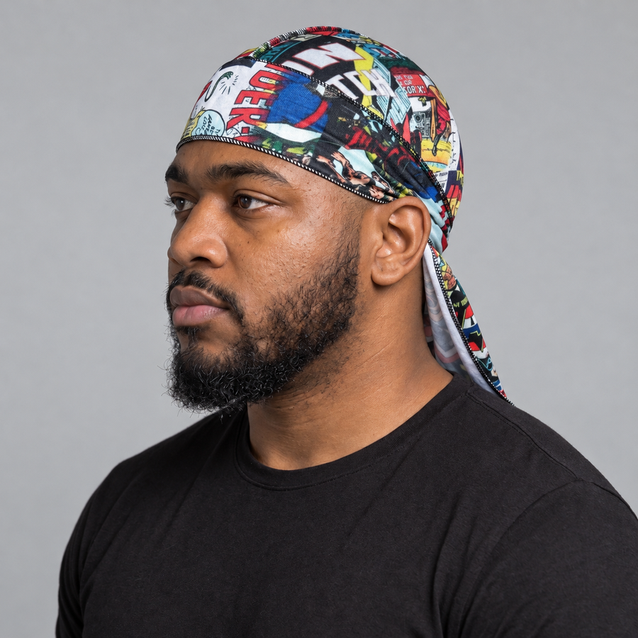 Marvel Comic Clash Velvet Durag