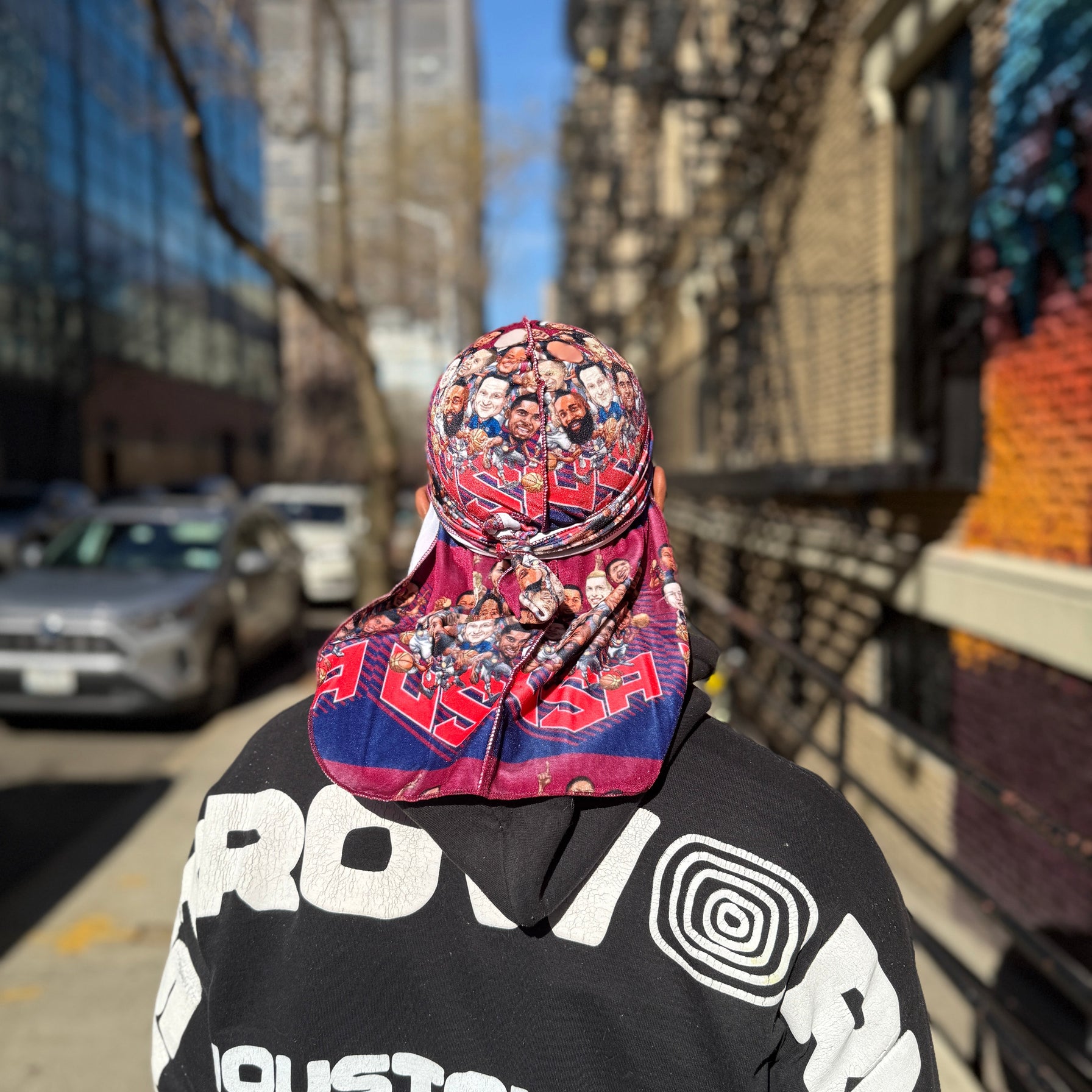 2016 Olympic Cartoon Velvet Durag