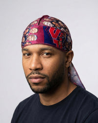2016 Olympic Cartoon Velvet Durag - Double R Rags