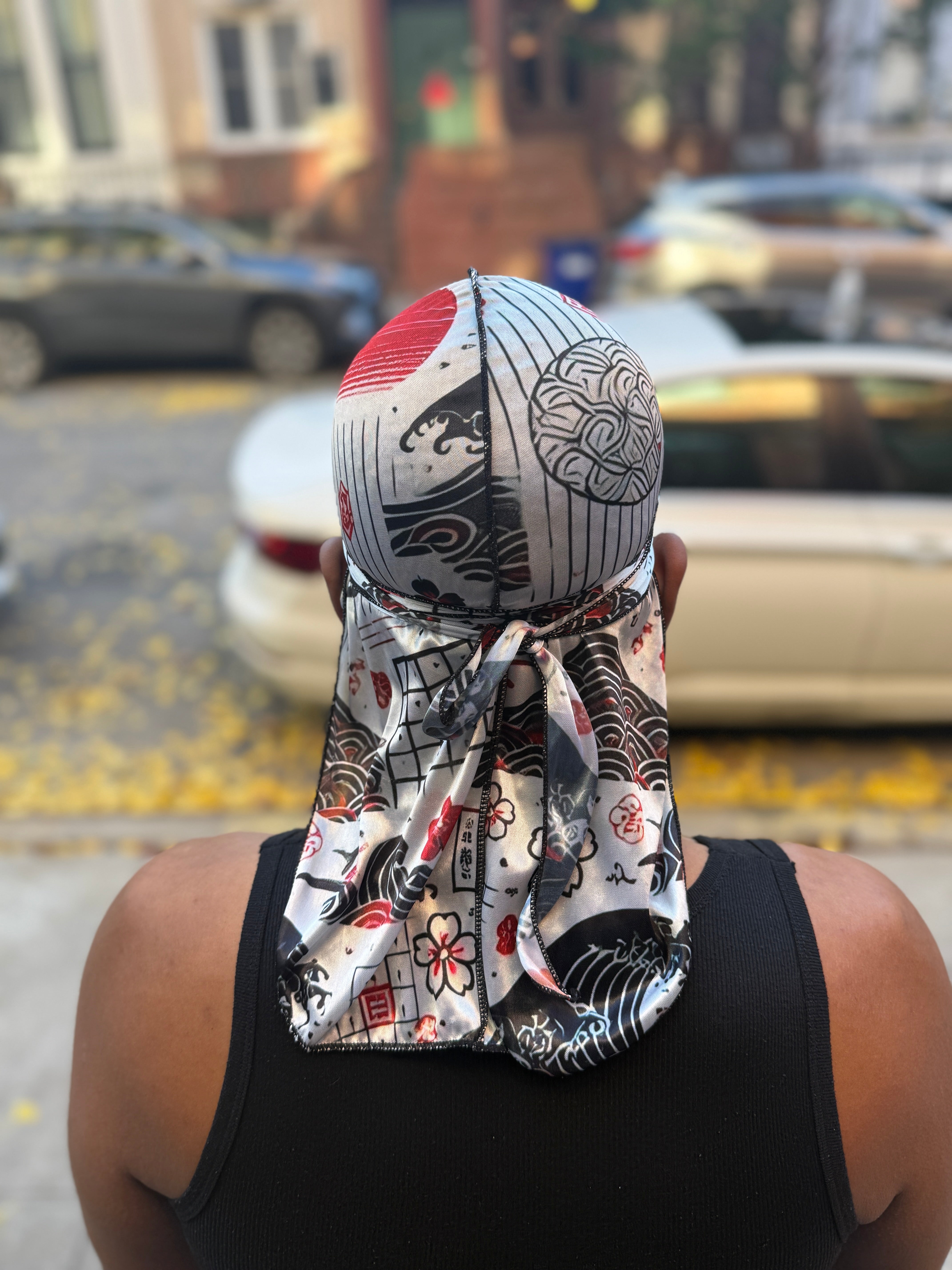 Rising Sun Silk Durag