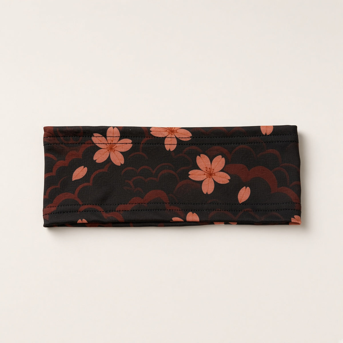 Midnight Sakura Stretch Headband
