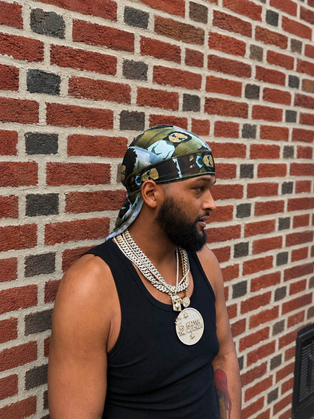 “The Boondocks” Luxurious Silk Durag