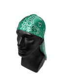 Emerald Paisley Silk Durag