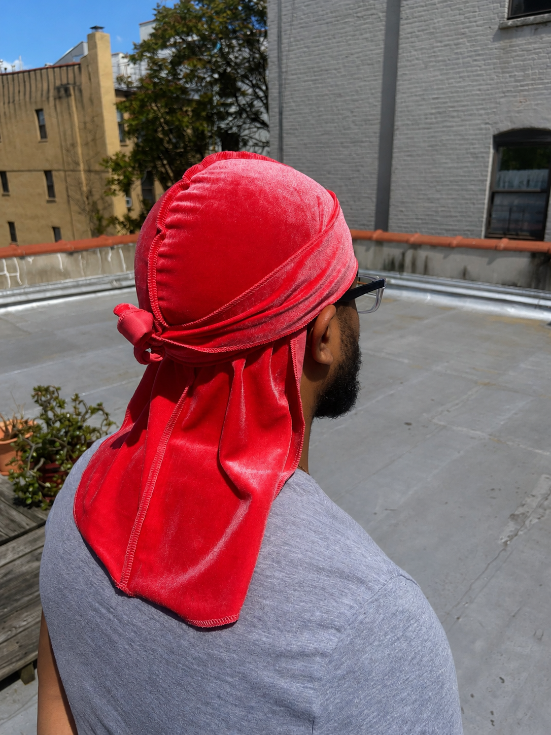 Pink Velvet Durag