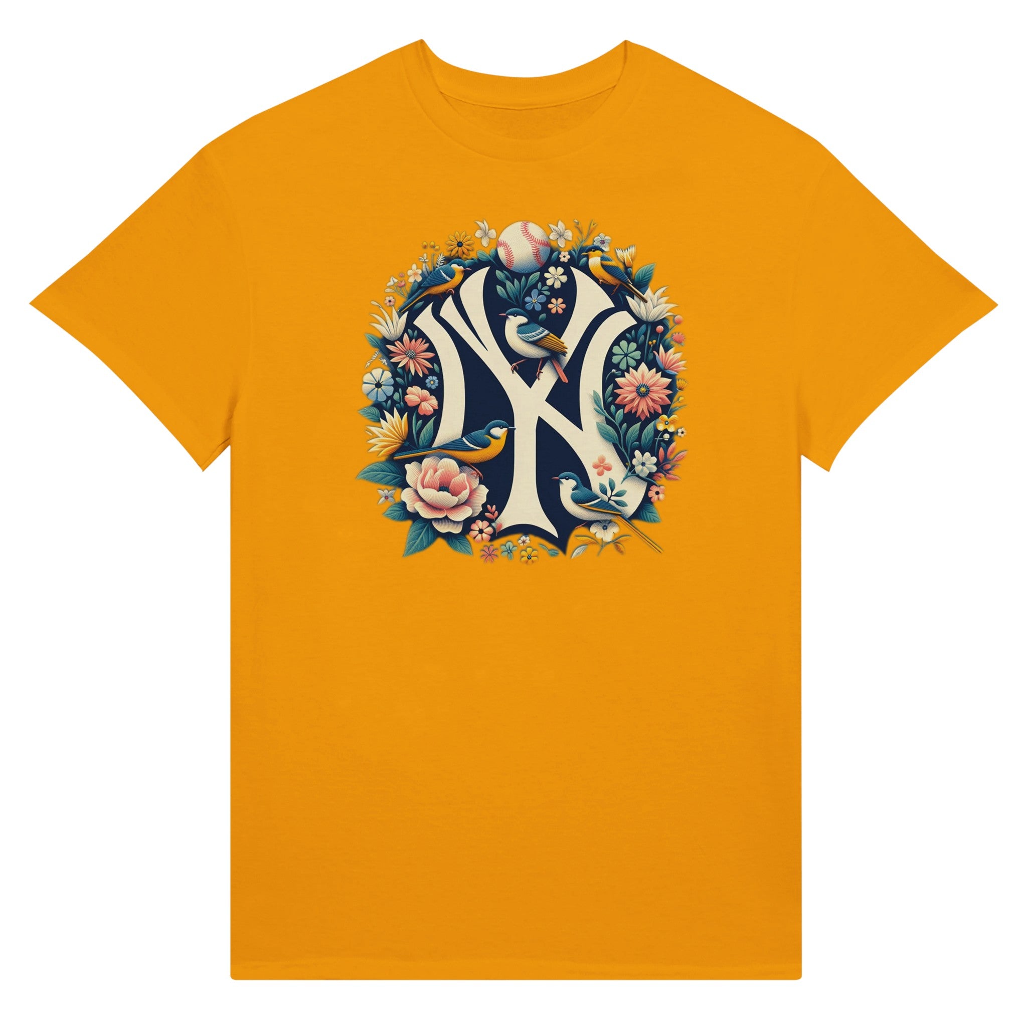 NY Floral Emblem Tee - Double R Rags