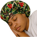 CDG Camo Designer Silk Bonnet
