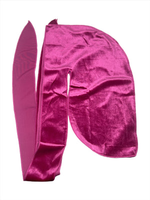 Purple Velvet durag - Double R Rags