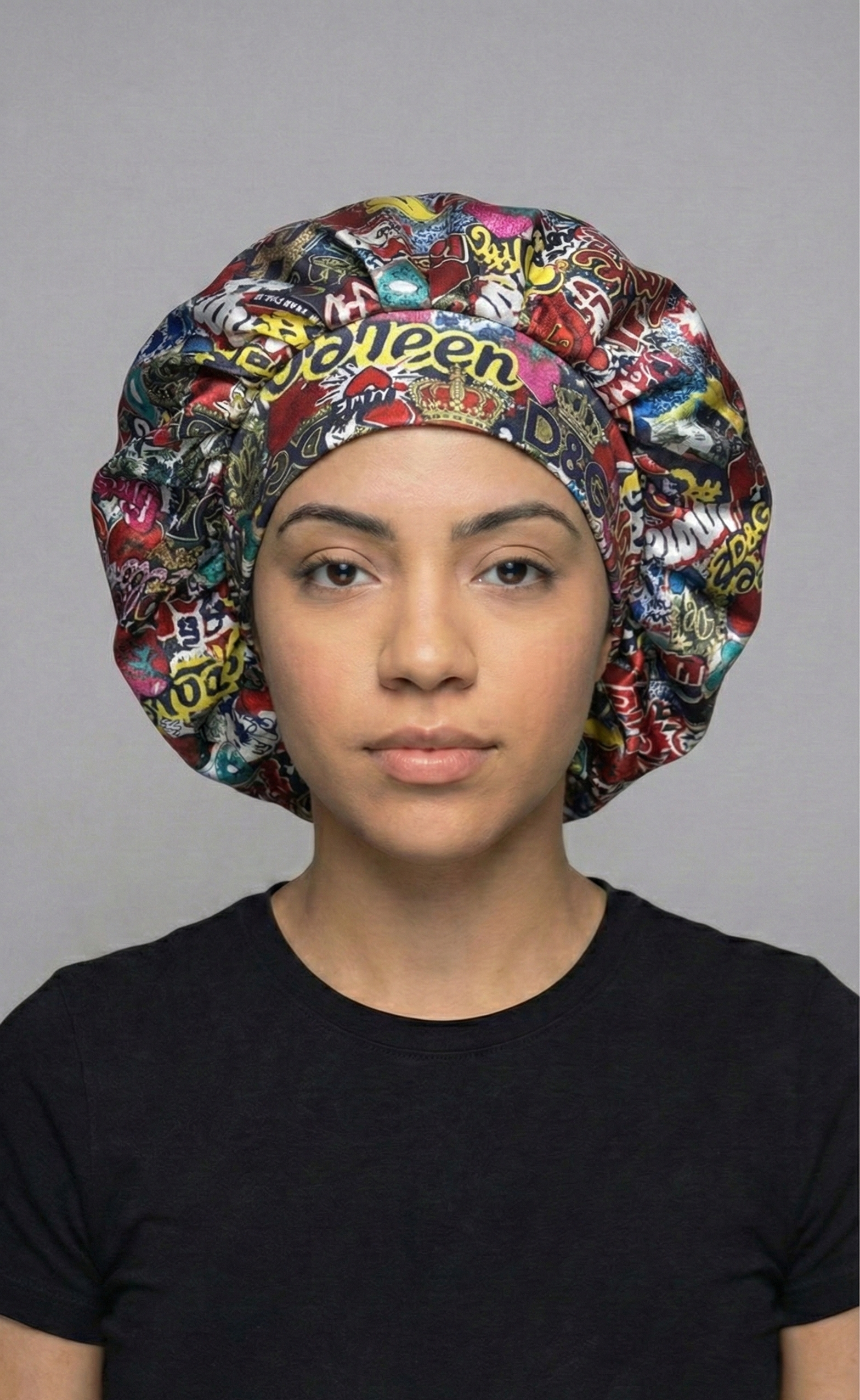 D&G Designer Silk Bonnet