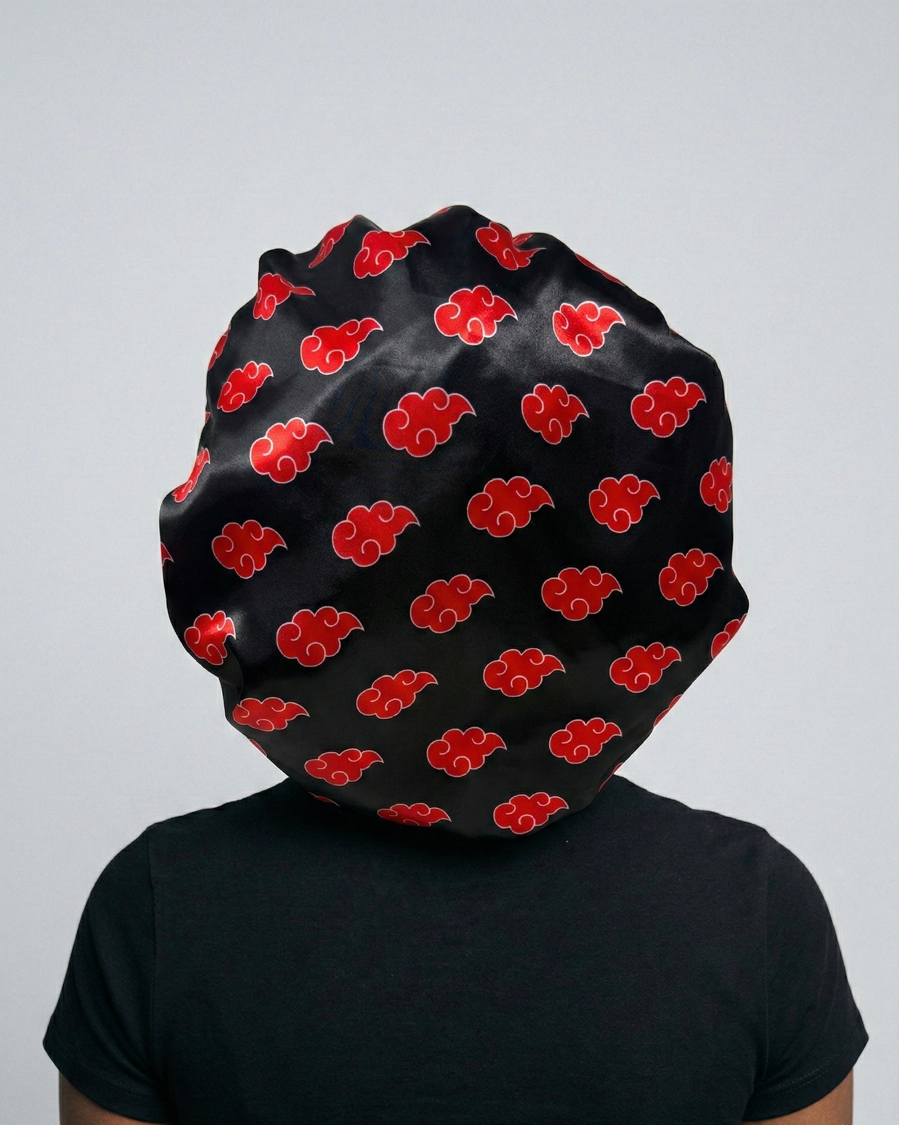 Akatsuki Silk Bonnet silk hair bonnet by Double R Rags