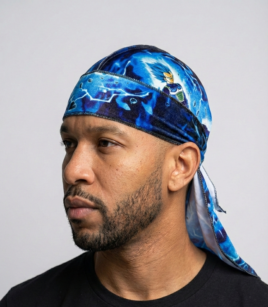 Super Saiyan Blue Vegeta Velvet Durag