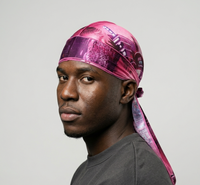Pink Vice City Silk Durag