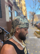 Tribal Gold Silk Durag