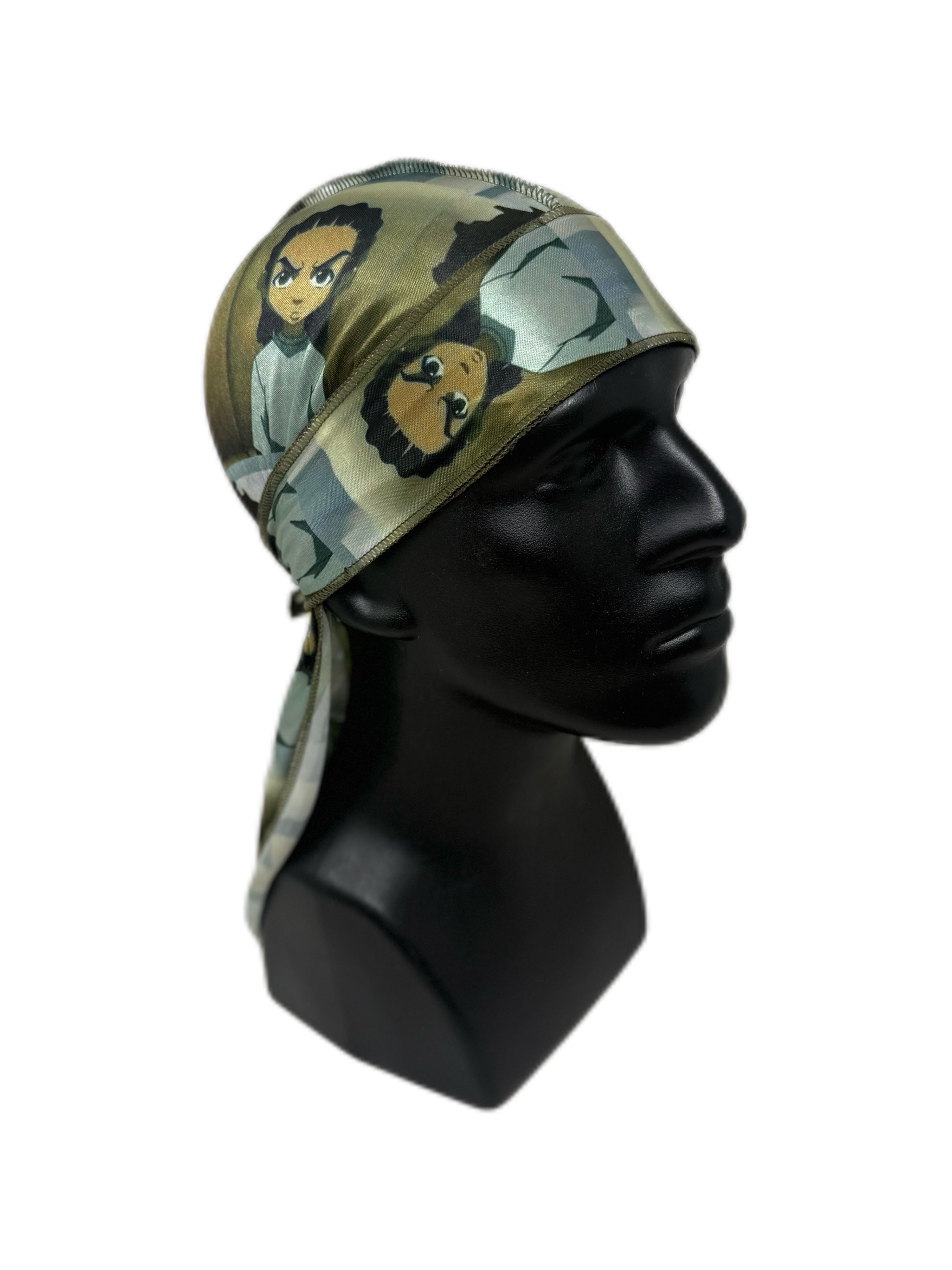 “The Boondocks” Luxurious Silk Durag