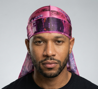Pink Vice City Silk Durag