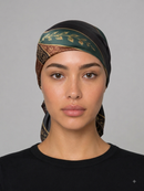 Midnight Garden Satin Head Scarf