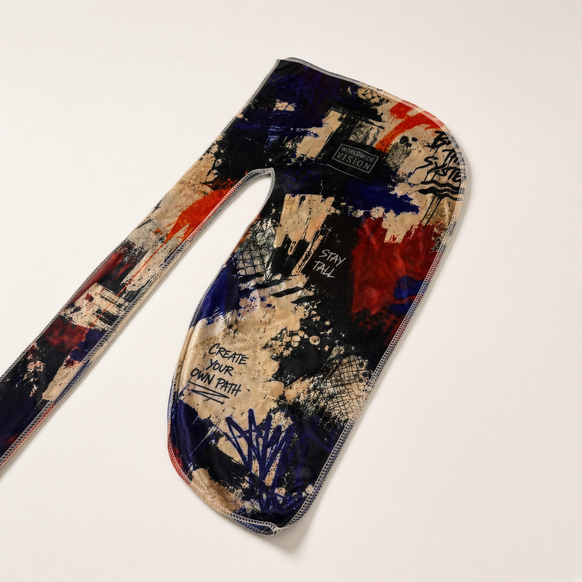 Multicolor Graffiti Silk Durag