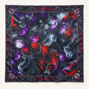 Gothic Butterfly Satin Head Scarf