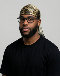 Tribal Gold Silk Durag