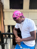 Pink Vice City Silk Durag