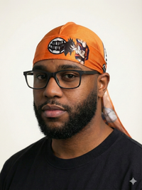 Goku Orange Silk Durag