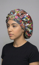 D&G Designer Silk Bonnet silk hair bonnet by Double R Rags