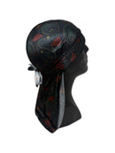 Crimson Cloud Paisley Silk Durag