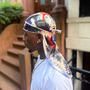 Multicolor graffiti silk durag