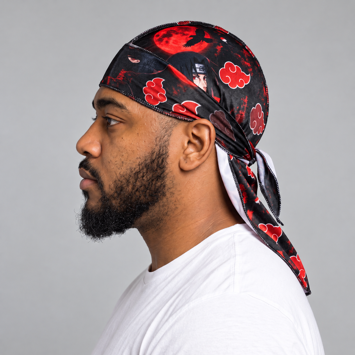 Itachi Blood Moon Velvet Durag