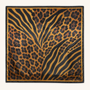 Animal Print Satin Head Scarf