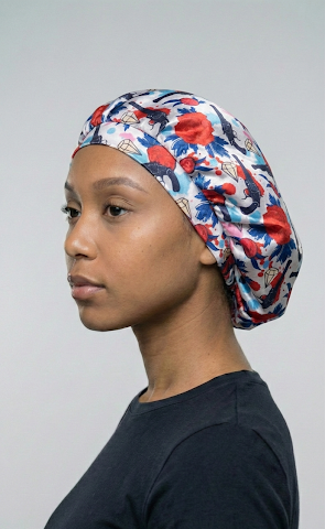 Gunz and Roses Silk Bonnet