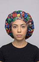 Marvel Silk Bonnet silk hair bonnet by Double R Rags