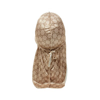 Beige GG Luxurious Silk Durag