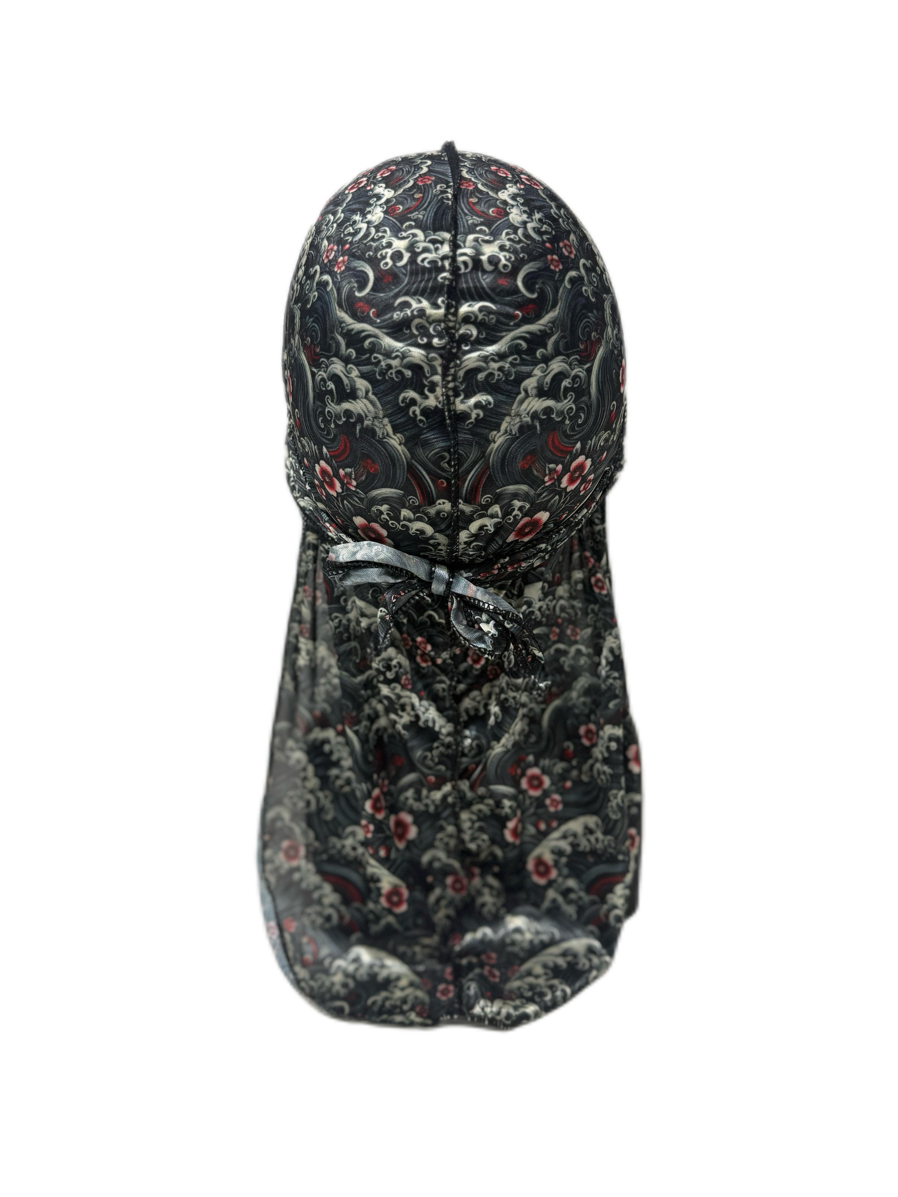Midnight Sakura Luxurious Silk Durag