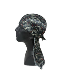 Midnight Sakura Luxurious Silk Durag