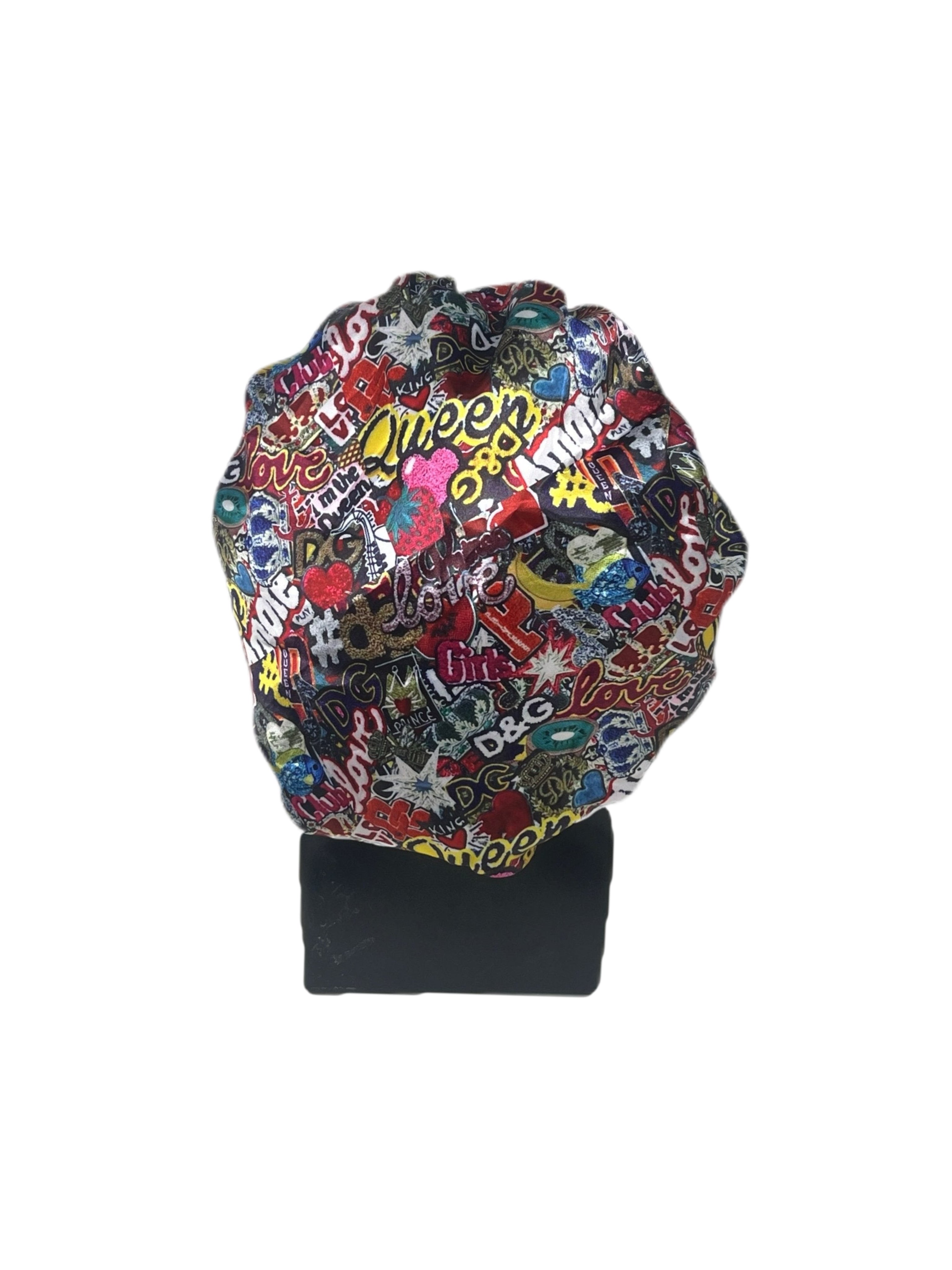 D&G Designer Silk Bonnet