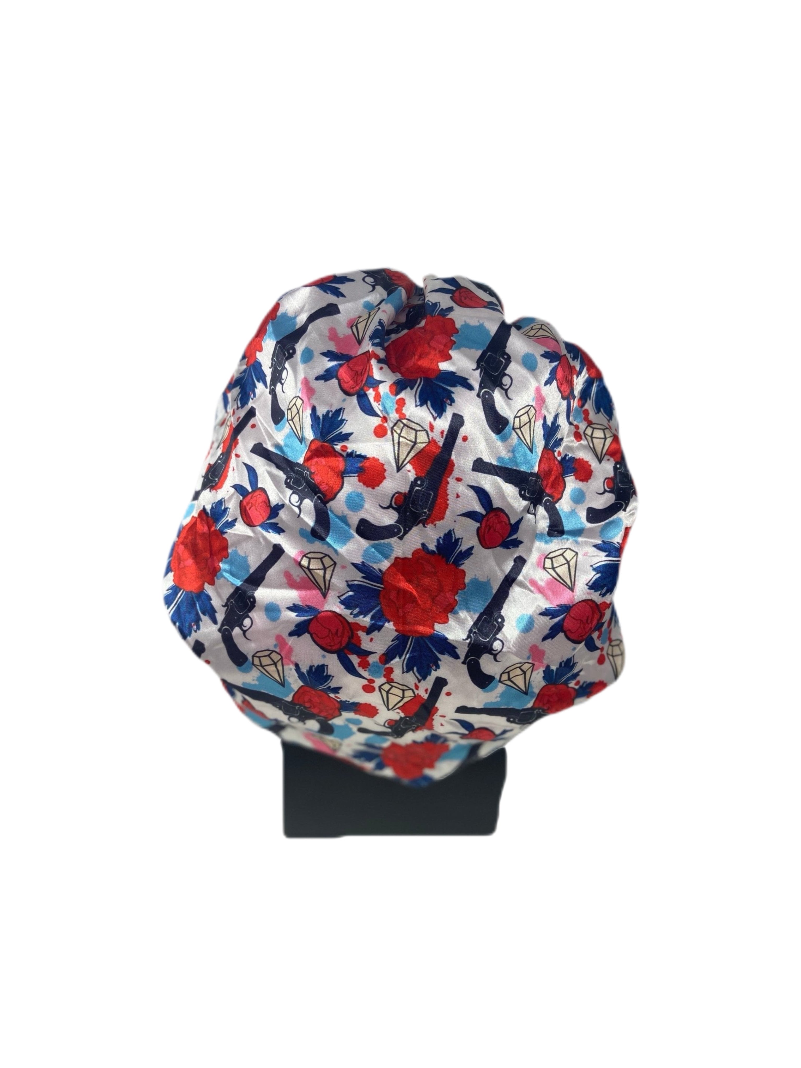 Gunz and Roses Silk Bonnet