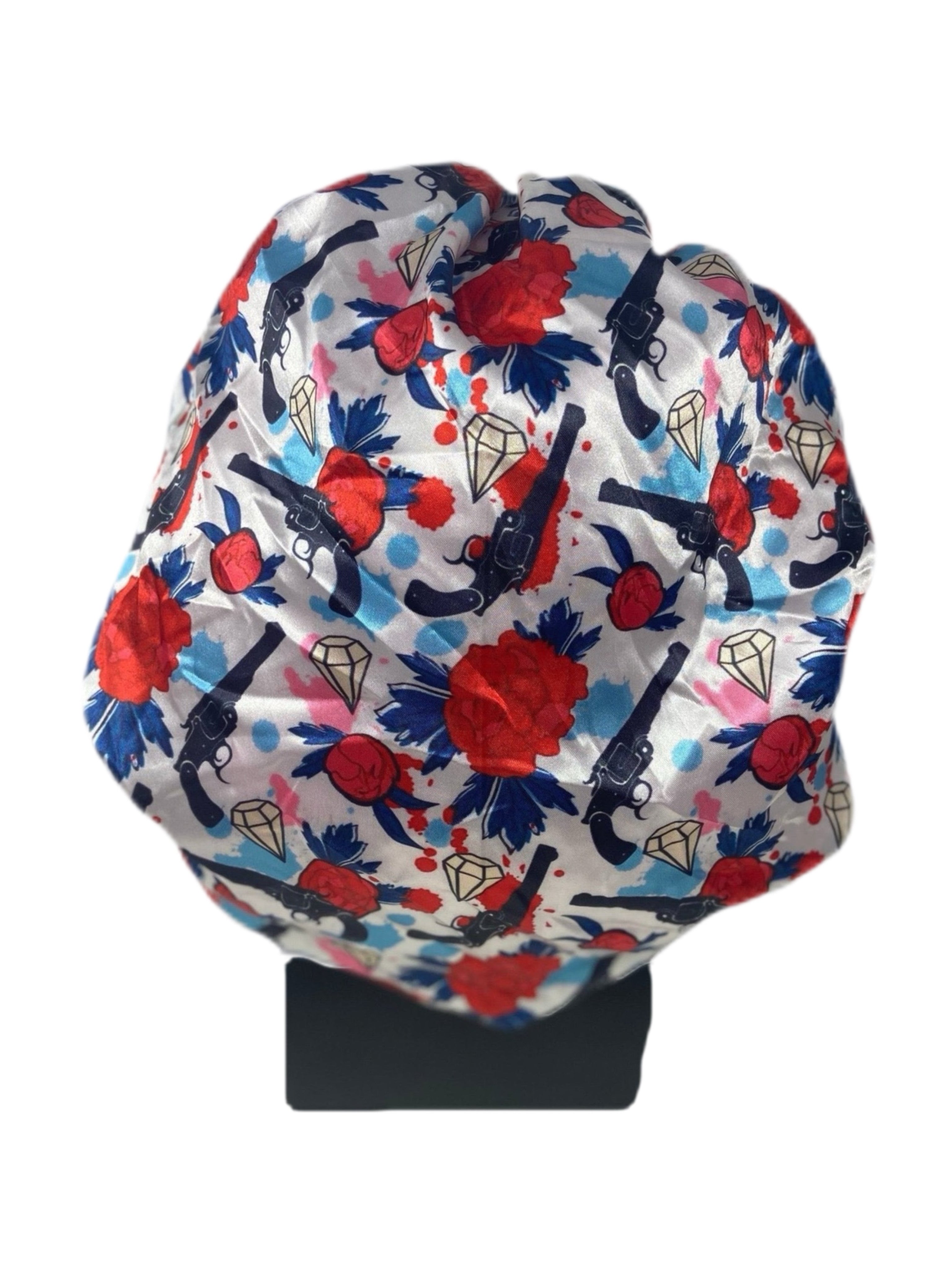 Gunz and Roses Silk Bonnet