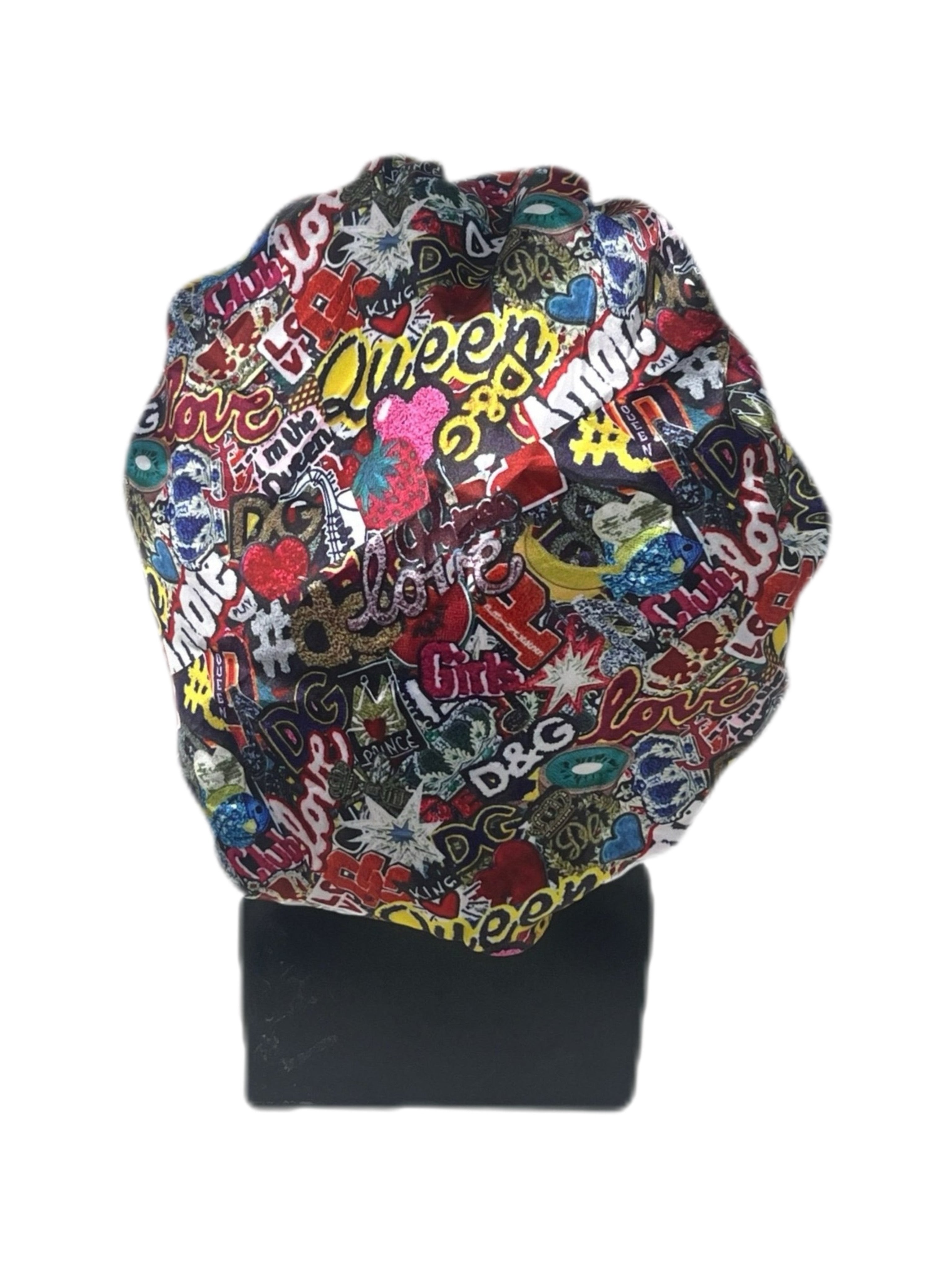 D&G Designer Silk Bonnet