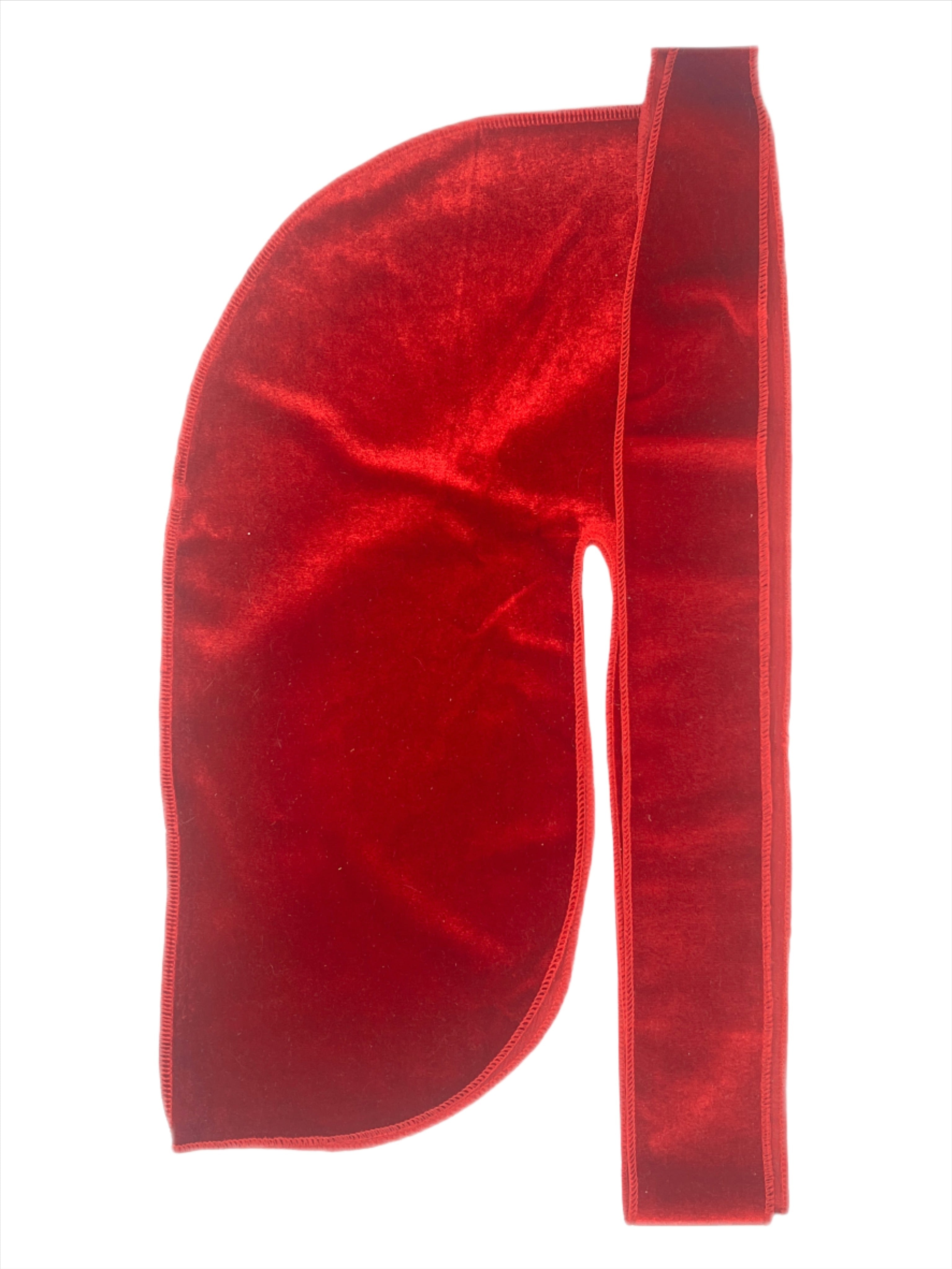 Luxurious Red Velvet Durag - Double R Rags