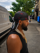 Crimson Cloud Paisley Silk Durag
