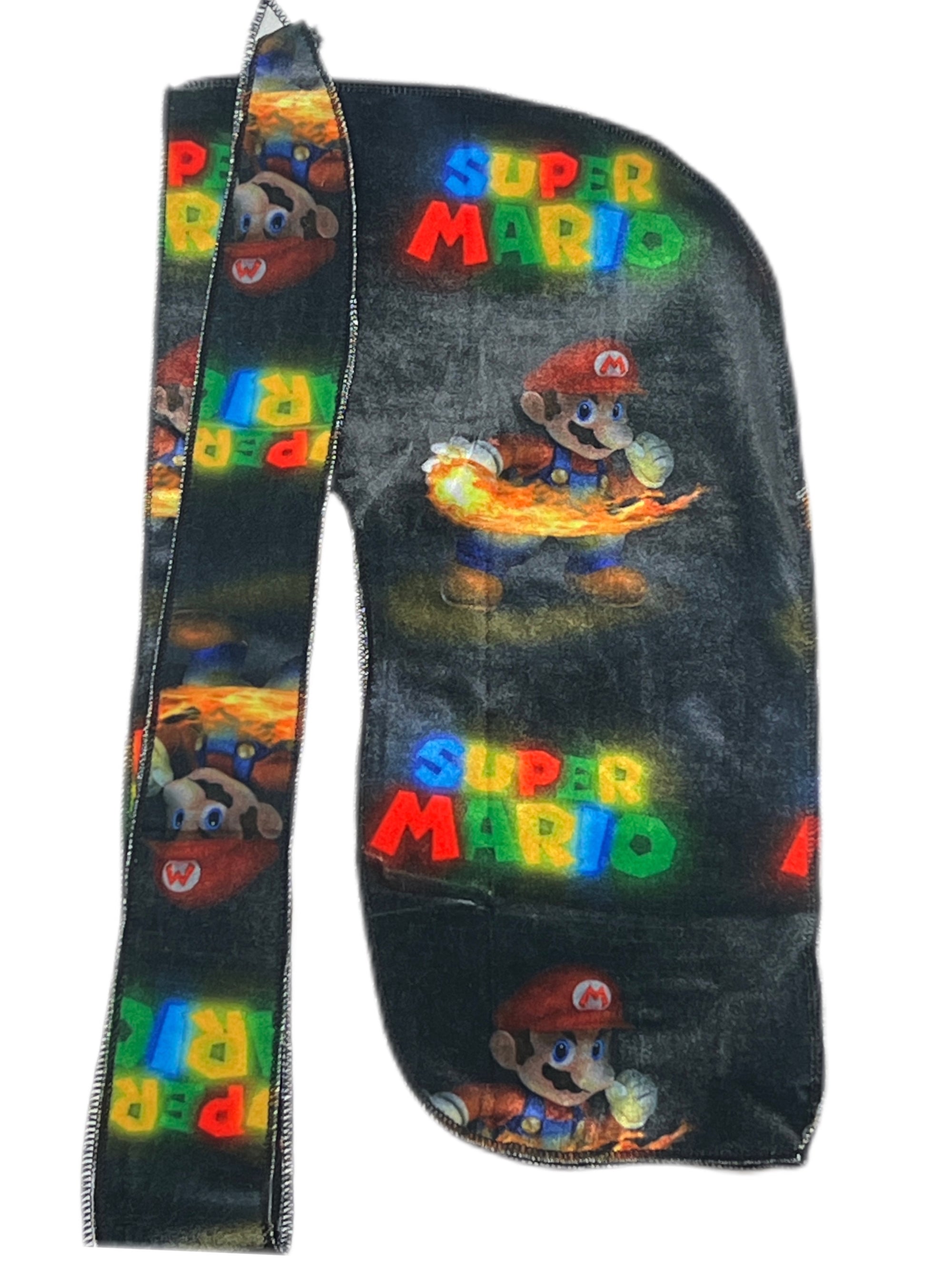 Super Mario Velvet Durag - Double R Rags
