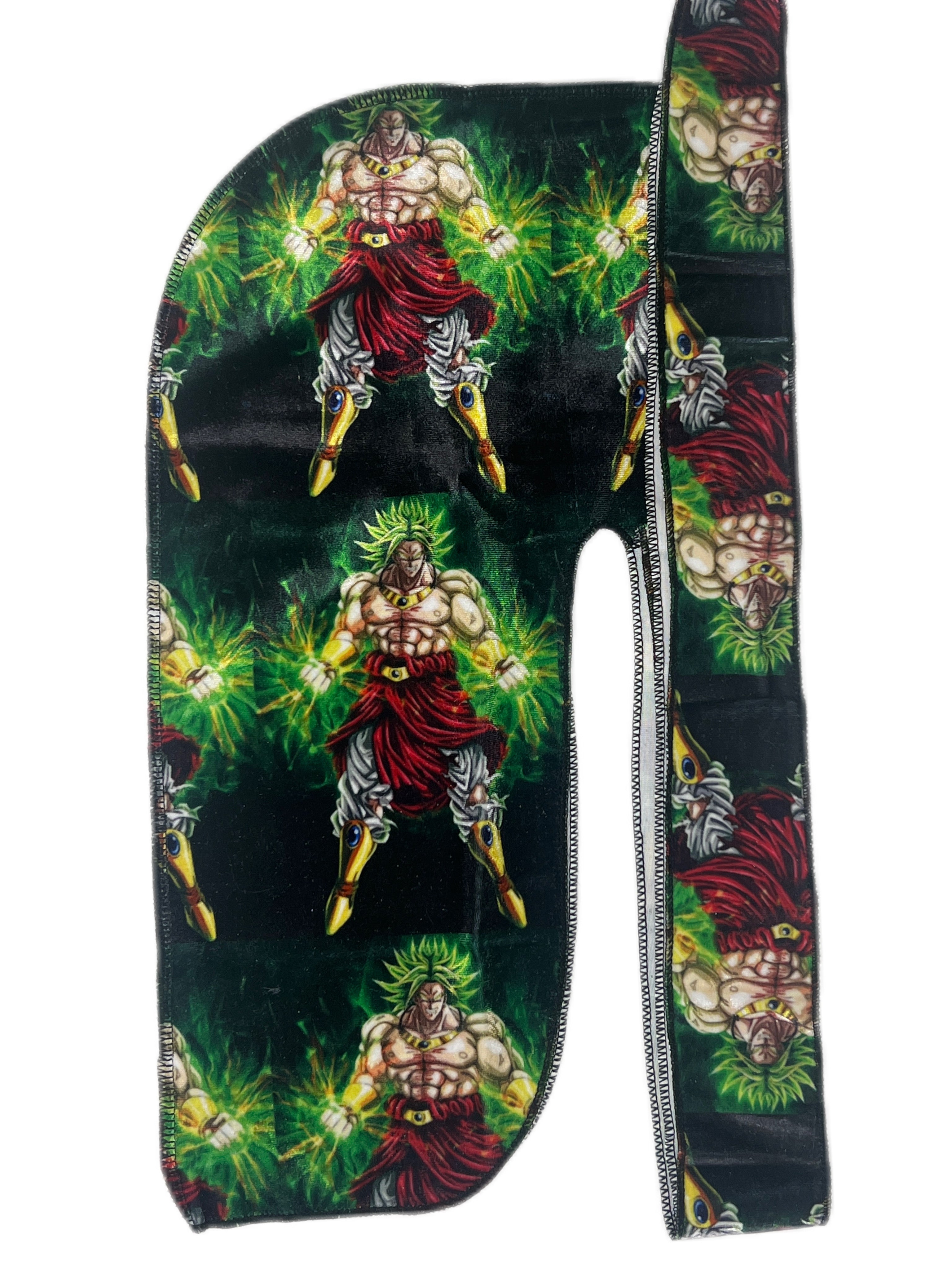 Broly Velvet Durag - Double R Rags