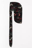 Black & Red Cherry Blossom Velvet Durag