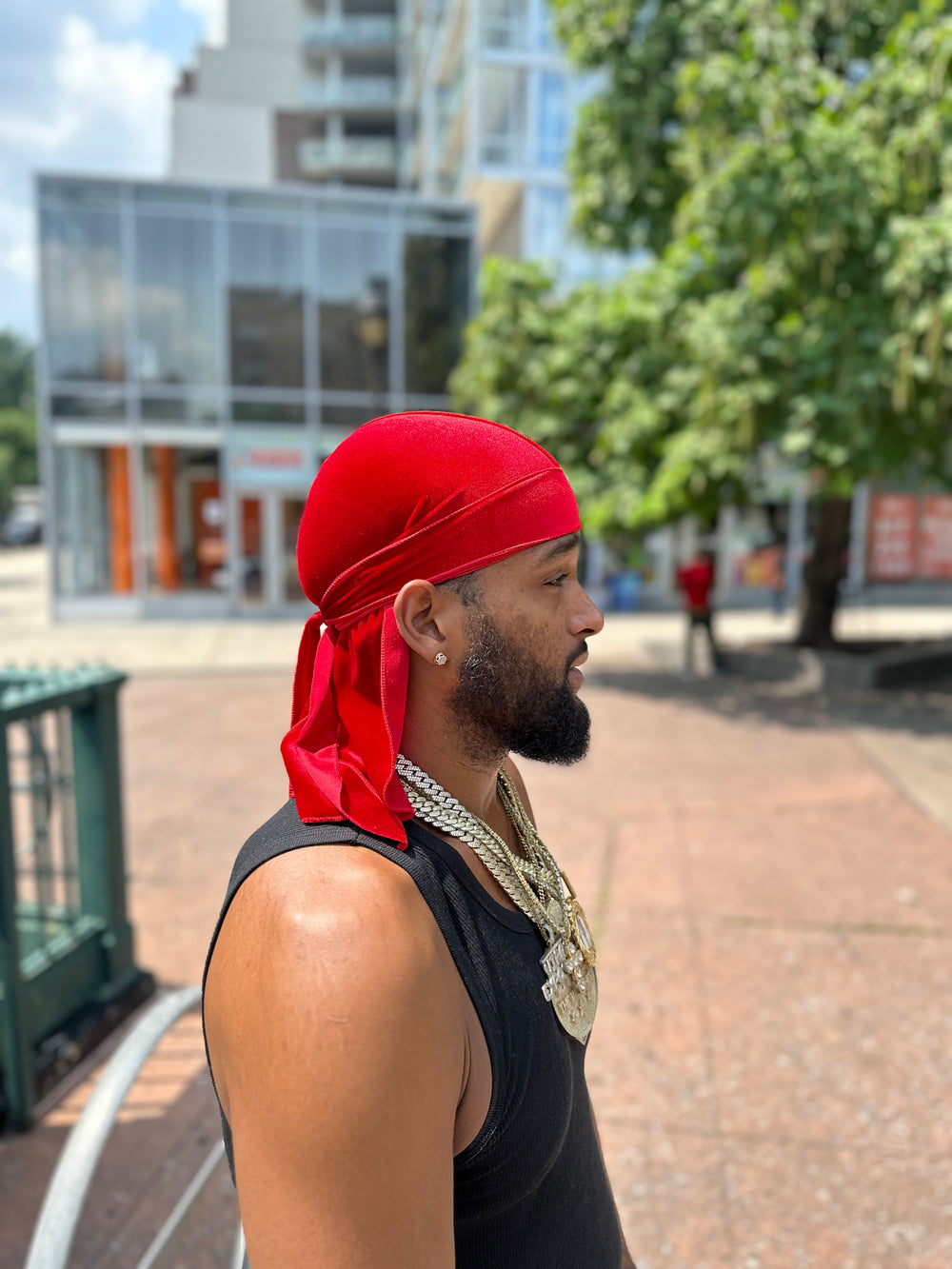 Luxurious Red Velvet Durag