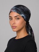 Gothic Butterfly Satin Head Scarf