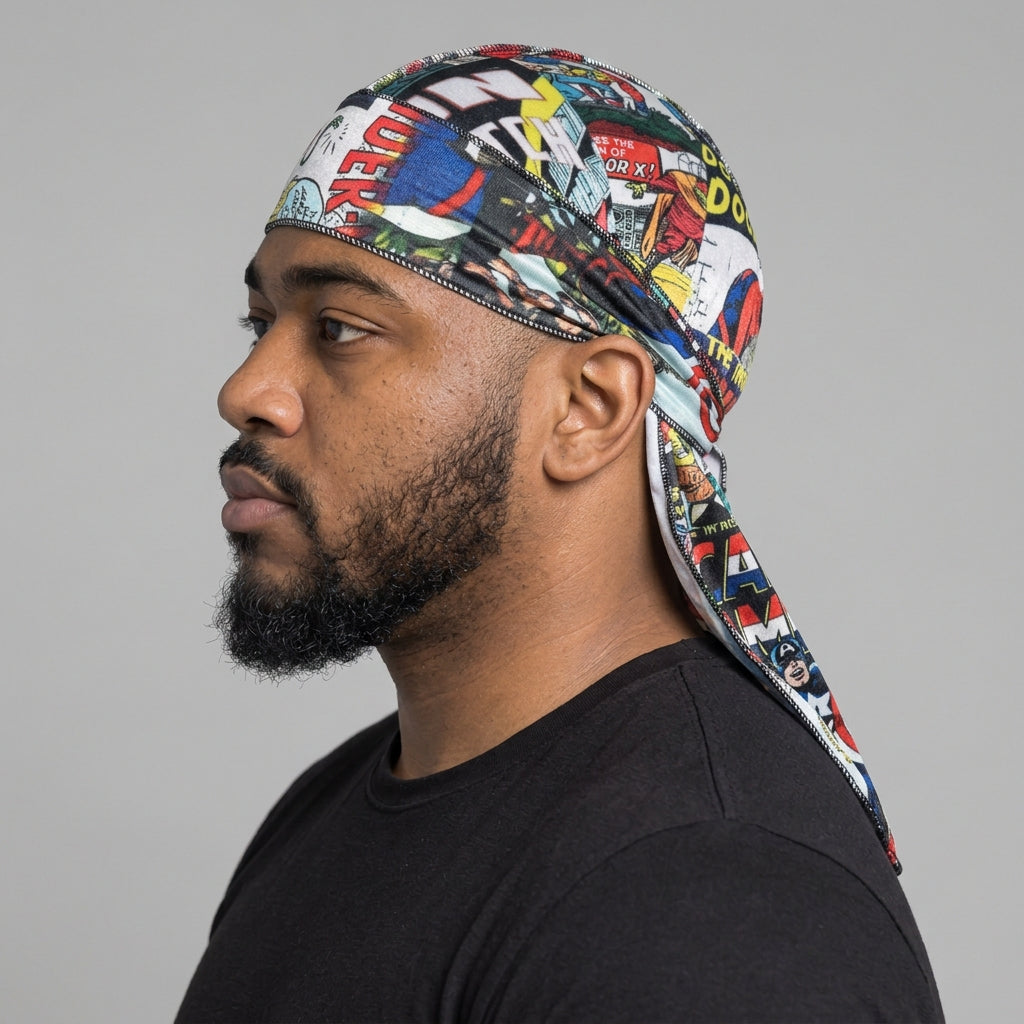 Marvel Comic Clash Velvet Durag